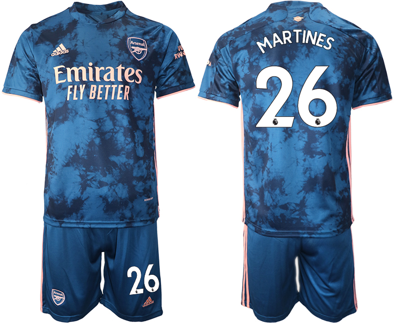 2021 Men Arsenal away #26 soccer jerseys
